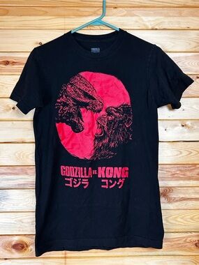 Godzilla vs. Kong Graphic Tee - Black with Red Print